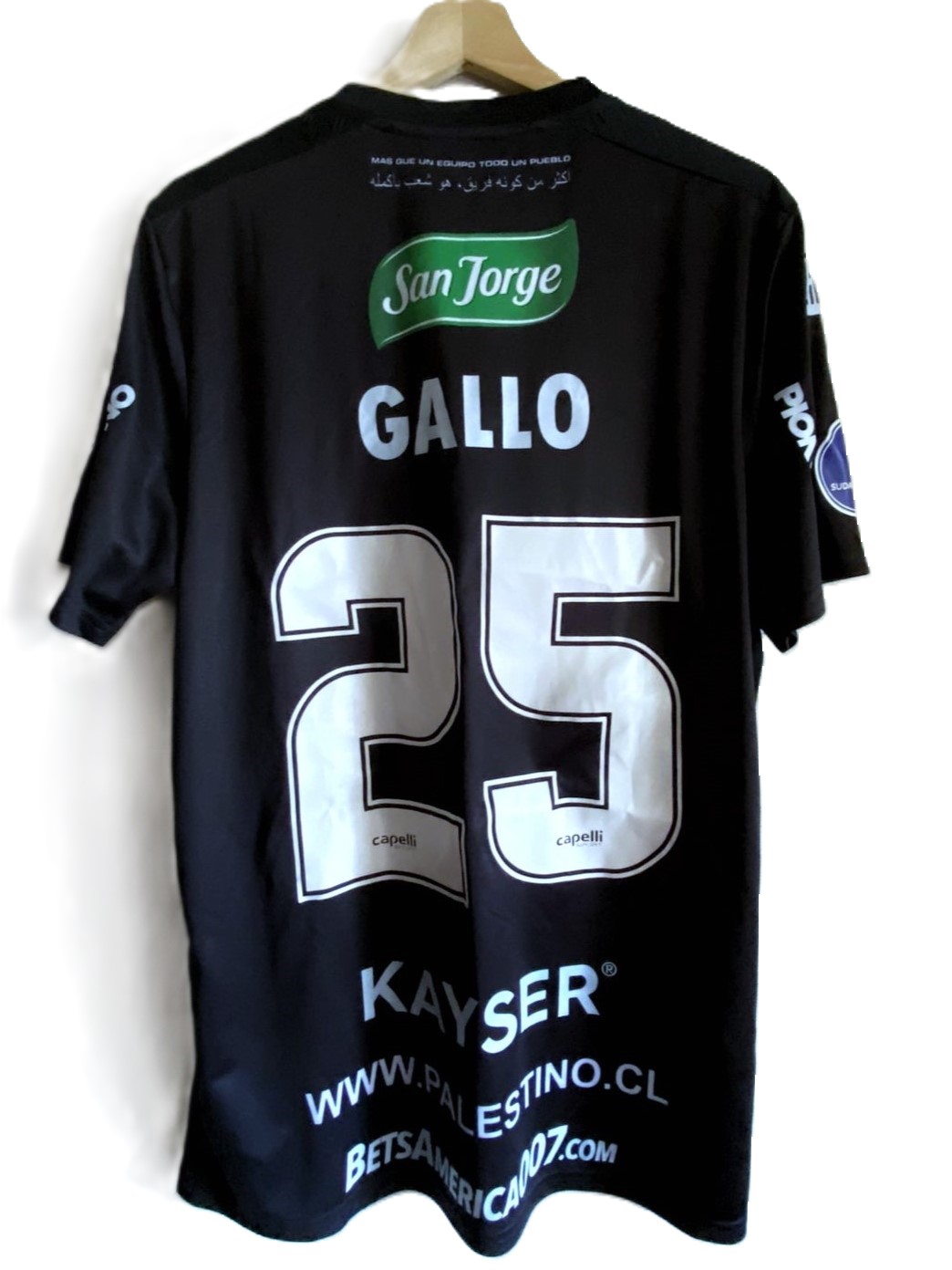 Camiseta Bruno Gallo Palestino 2021