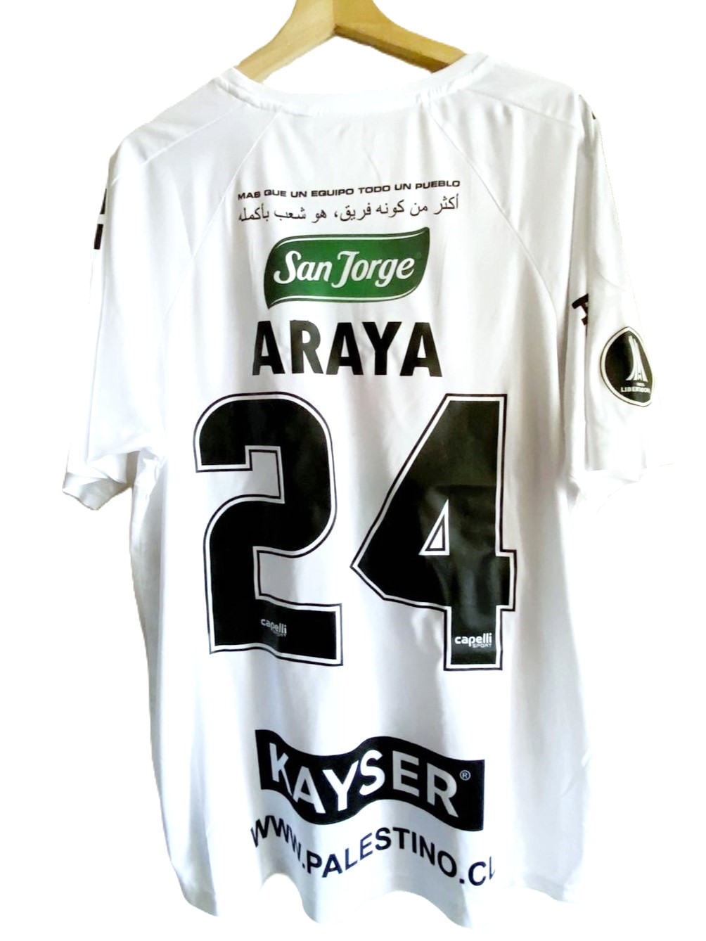 Camiseta Jorge Araya Palestino 2021