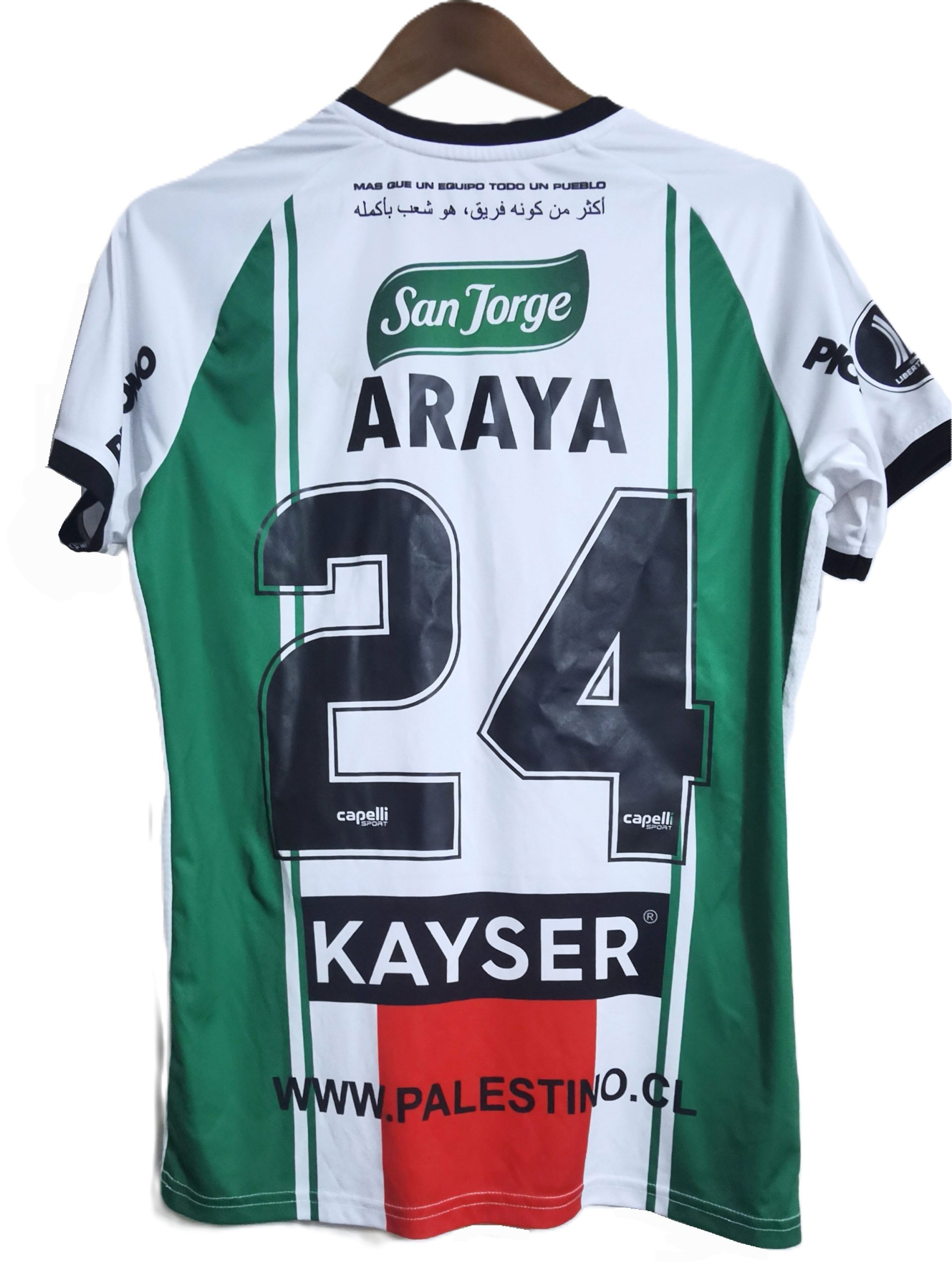 Camiseta Jorge Araya Palestino 2020/2021